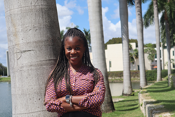 One the Events & Outreach Chairs of the University of Miami section of the National Council of Negro Women